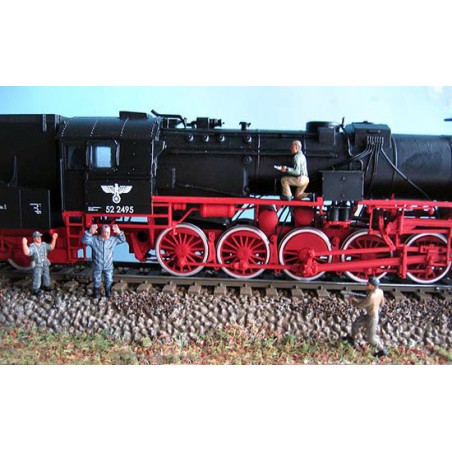 Plastikzug Modell Deutsch Lokomotiv BR521/72 | Scientific-MHD