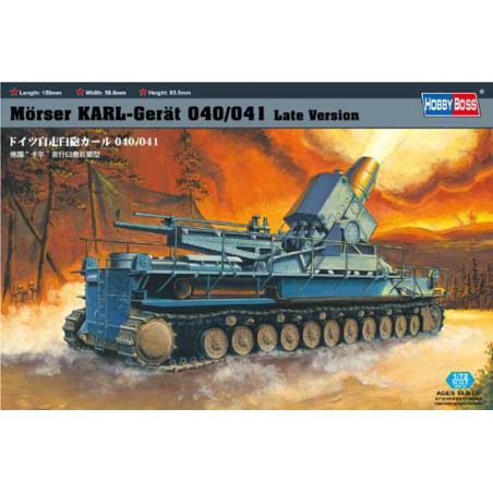 Morser Karl-Geraet 041 1/72 plastic train model | Scientific-MHD