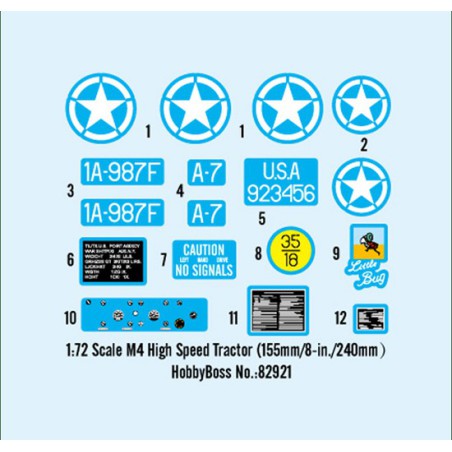 High S. tractor plastic tank model 155mm 1/72 | Scientific-MHD