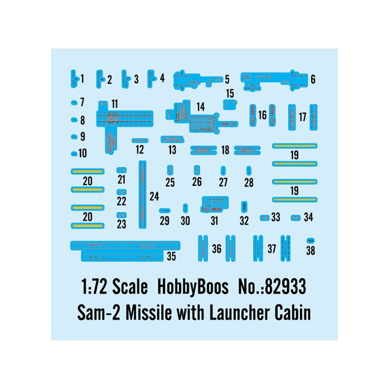 Maquette de Char en plastique Sam-2 Missile Launcher Cabin 1/72 Maquette de Char en plastique Sam-2 Missile Launcher Cabin 1/72