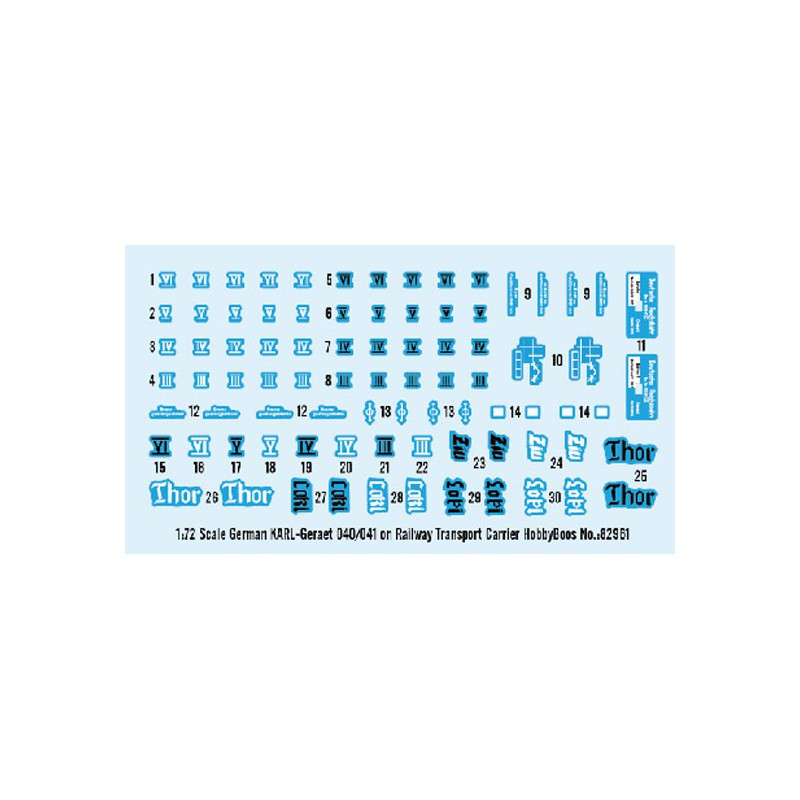 Maquette de Char en plastique German KARL-Geraet 040/041 on Railway 1/72 Maquette de Char en plastique German KARL-Geraet 040/041 on Railway 1/72