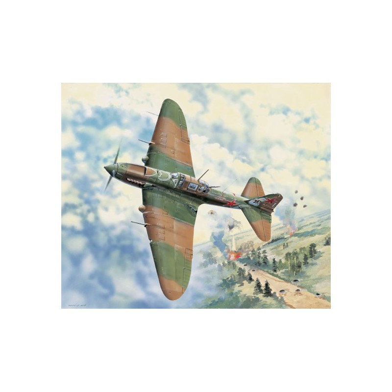 Maquette d'avion en plastique IL-2M3 Ground Attack Airc.1/32