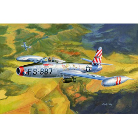 F-84E plastic plane model Thunderjet 1/32 | Scientific-MHD