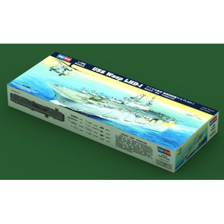 Plastikboot Modell Porte A. USS WASP LHD-1 1/700 | Scientific-MHD