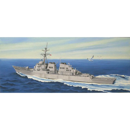 Maquette de Bateau en plastique USS Arleigh Burke DDG-5 1/700