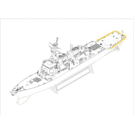 USS Arleigh Burke DDG-5 1/700 Plastikbootmodell | Scientific-MHD