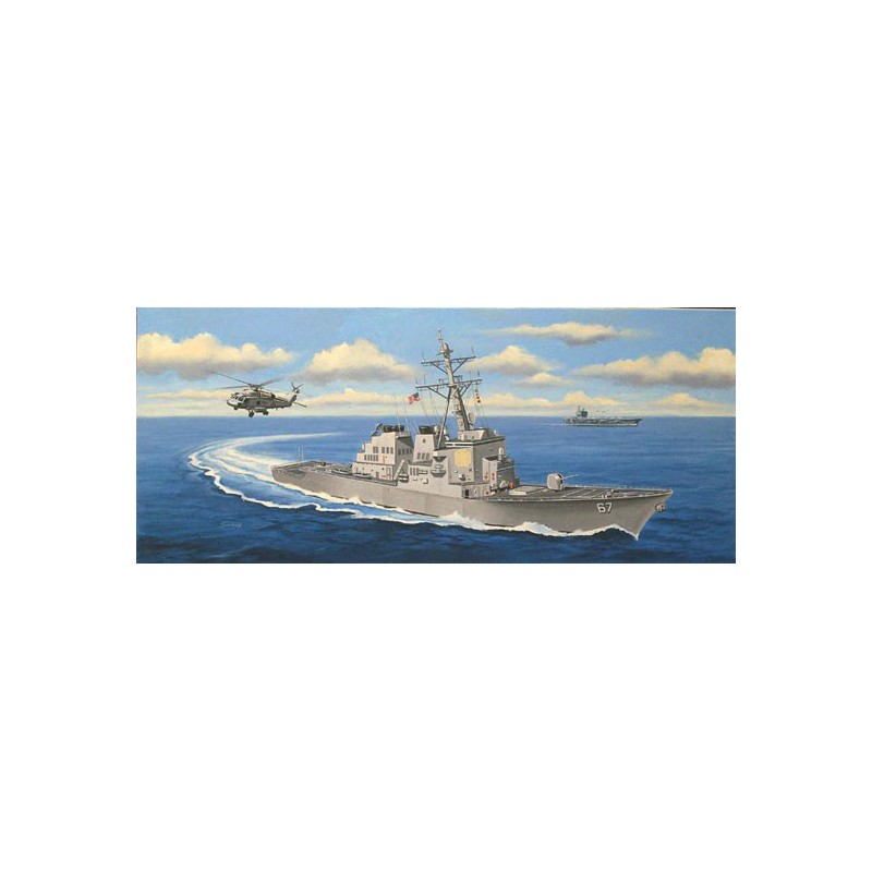 Maquette de Bateau en plastique USS COLE DDG-67 1/700