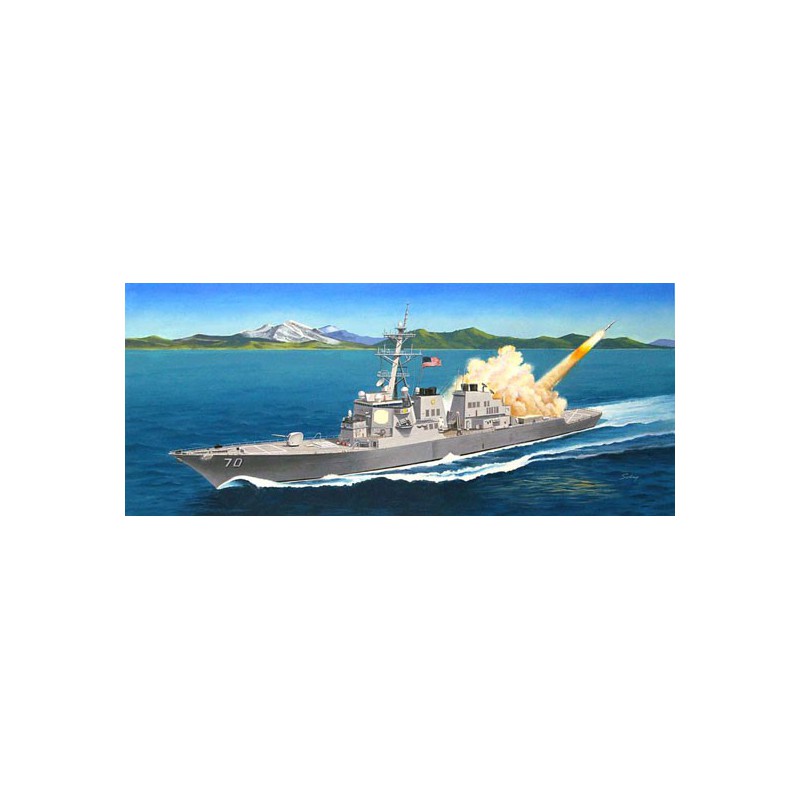 Maquette de Bateau en plastique USS Hopper DDG-70 1/700