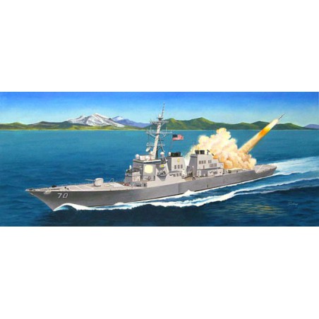 Maquette de Bateau en plastique USS Hopper DDG-70 1/700