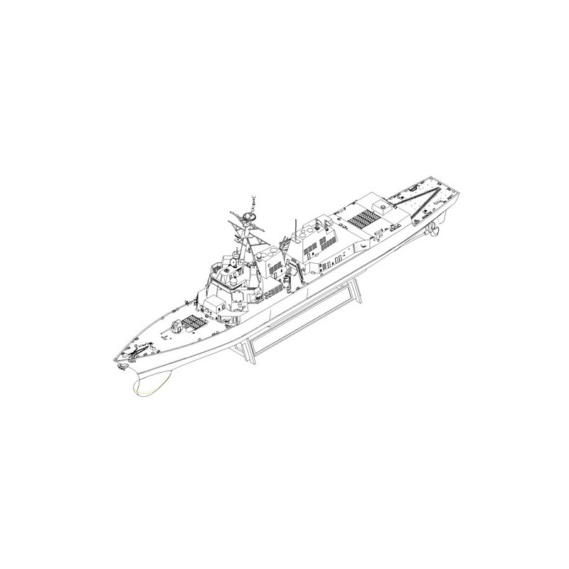 Maquette de Bateau en plastique USS Momsen DDG-921/700