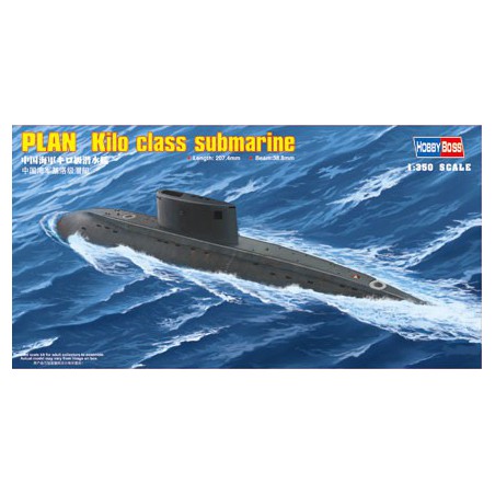 Maquette de Bateau en plastique PLAN KILO CLASS SUBMARIN 1/350