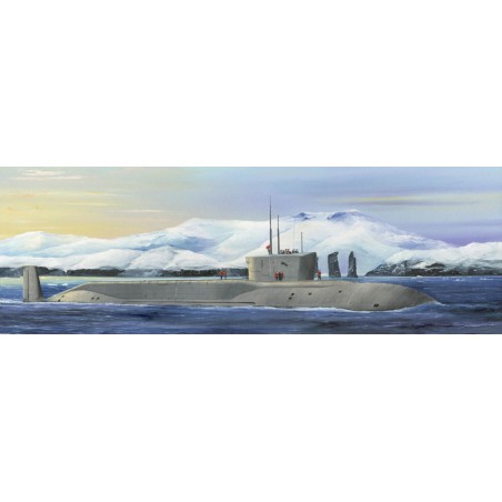 Maquette de Bateau en plastique 955 Yuri Dolgoruky SSBN 1/350