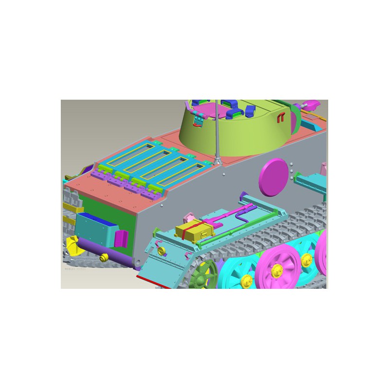 Maquette de Char en plastique Pzkpfw.IAusf.F Early 1/35