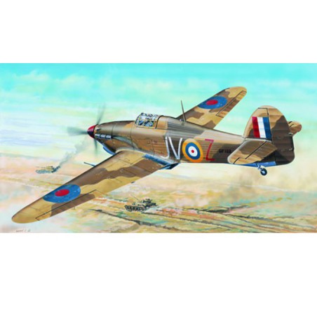 Maquette d'avion en plastique HURRICANE MK. IID TROP