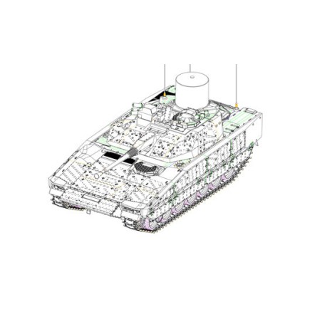 Maquette de Char en plastique LvKv 90C Anti-Air Vehicle 1/35