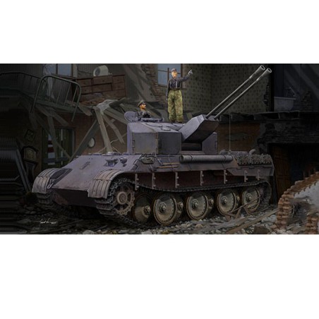 Plastic tank model German flakpanzer v ausf.a 1/35 | Scientific-MHD