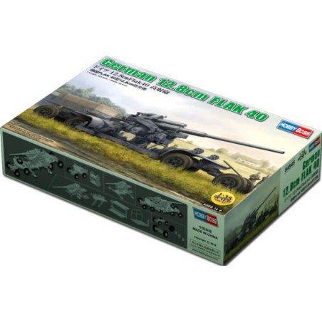 German plastic tank model 12.8cm Flak 40 1/35 | Scientific-MHD