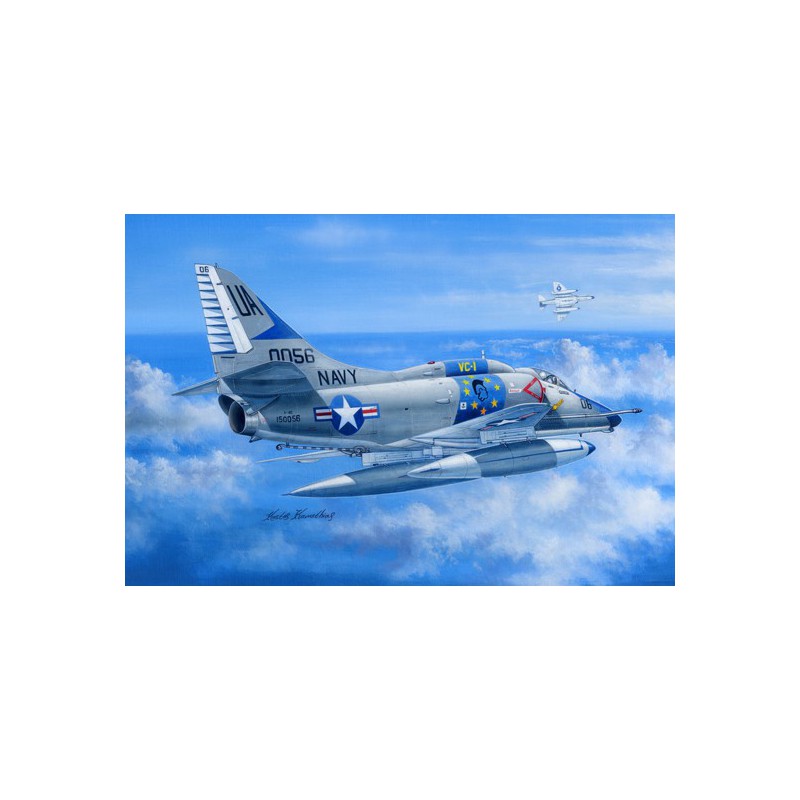 Maquette d'avion en plastique A-4E Skyhawk 1/48