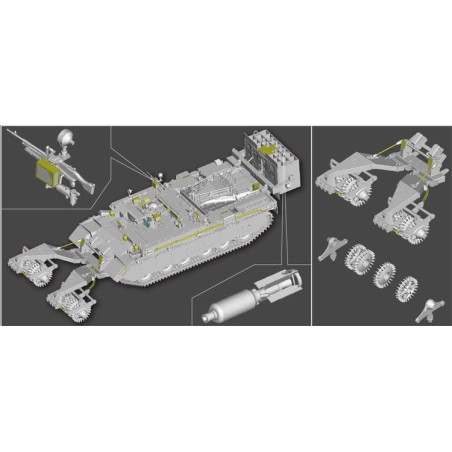 Maquette de Char en plastique IDF PUMA CEV 1/35