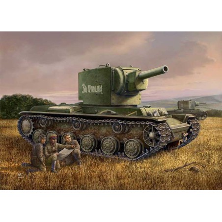 Maquette de Char en plastique Russia KV-2 Tank (186pcs) 1/48