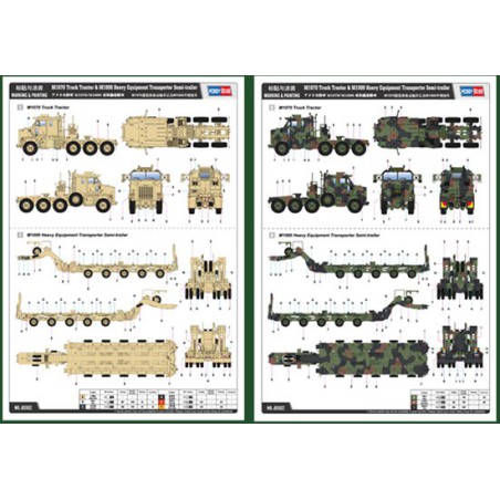 M1070/M1000 HETS 1/35 plastic truck model | Scientific-MHD