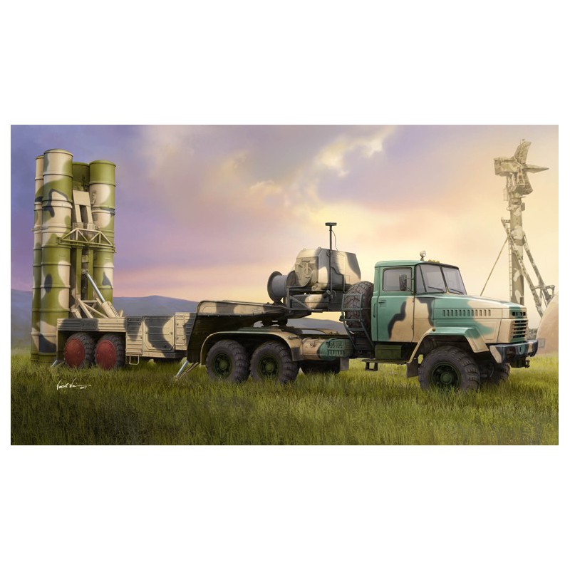 Maquette de camion en plastique KrAZ-260B Tractor +... 1/35