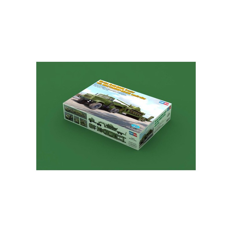 Maquette de camion en plastique Porte Char KrAZ-6446 1/35