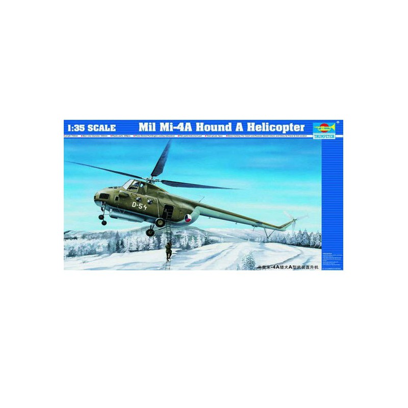 Maquette d'hélicoptère en plastique MI-4A HOUND A