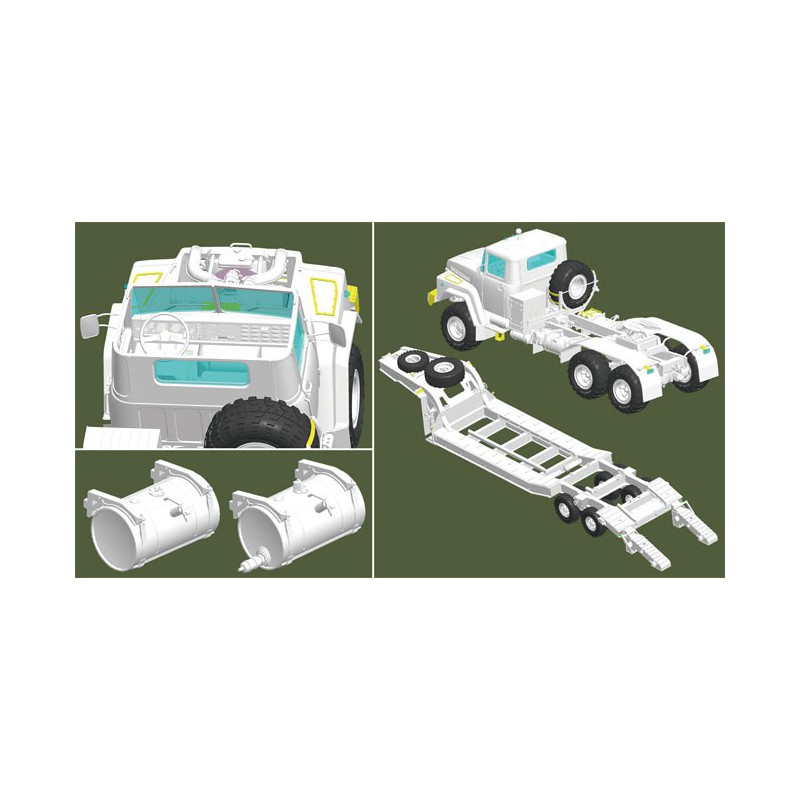 Maquette de Char en plastique Russian KrAZ-260B1/35 Maquette de Char en plastique Russian KrAZ-260B1/35