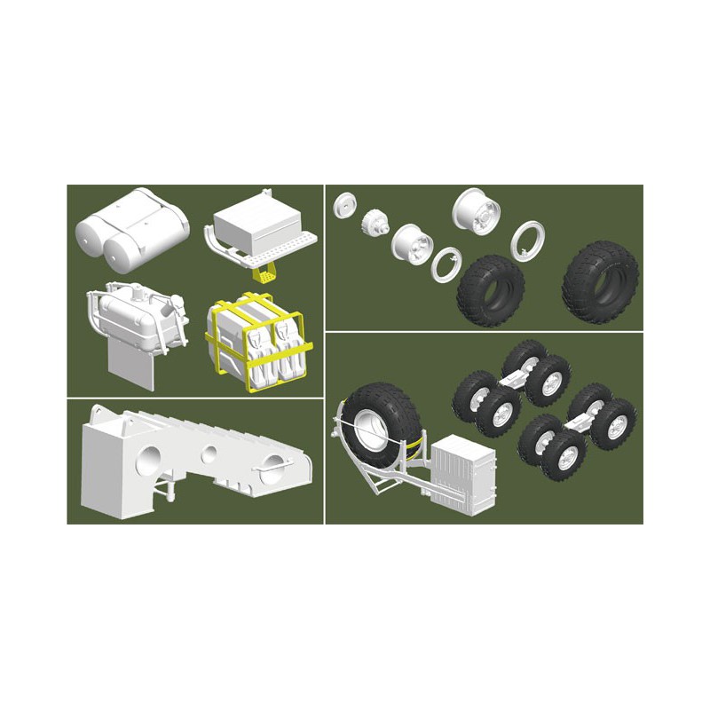Maquette de Char en plastique Russian KrAZ-260B1/35 Maquette de Char en plastique Russian KrAZ-260B1/35