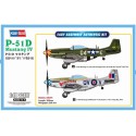 Maquette d'avion en plastique P-51D Mustang IV 1/48