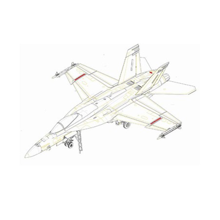 Maquette d'avion en plastique F/A-18E Super Hornet 1/48