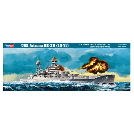 USS Arizona BB-39 plastic boat model (1941) 1/350 | Scientific-MHD