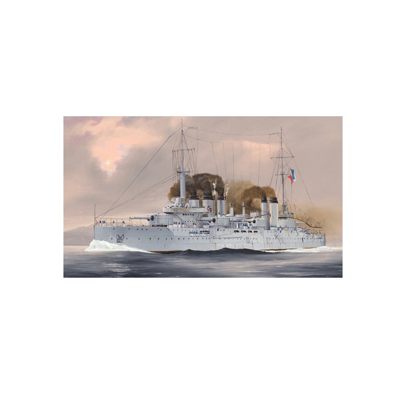 Maquette de Bateau en plastique CuirasséDANTON 1/350