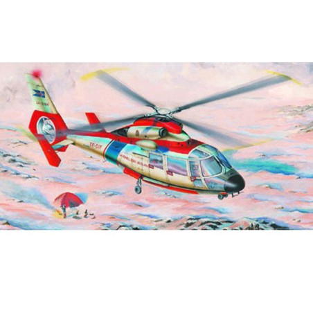 Maquette d'hélicoptère en plastique SA365N DAUPHIN 2