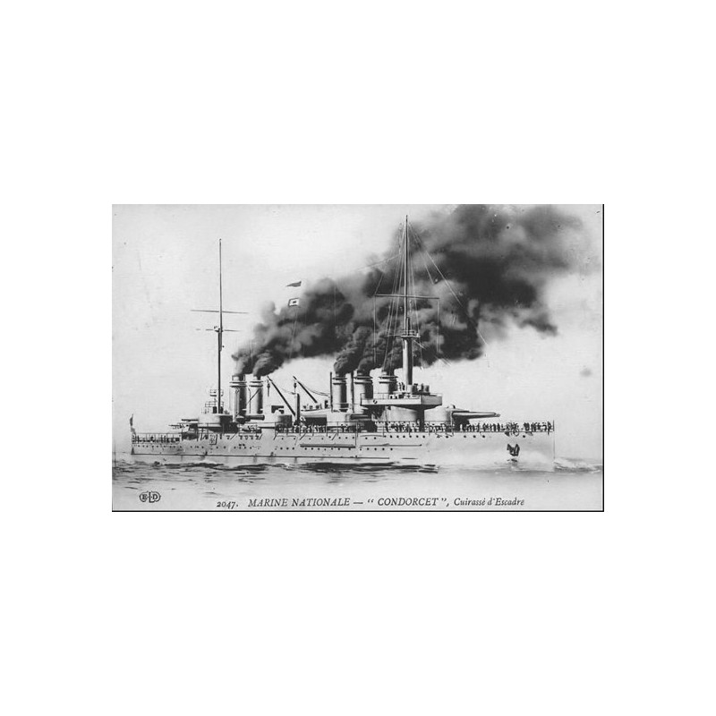 Maquette de Bateau en plastique Navire Français Condorcet 1/35