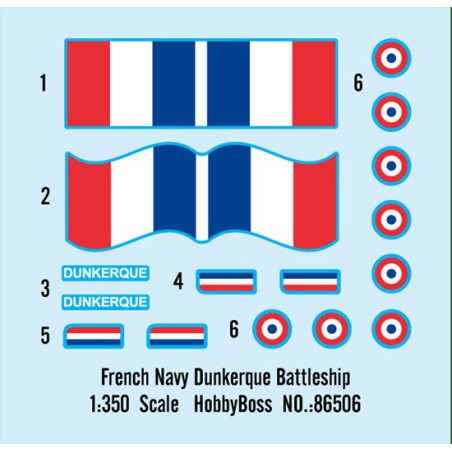 Maquette de Bateau en plastique NavireDunkerque 1/350