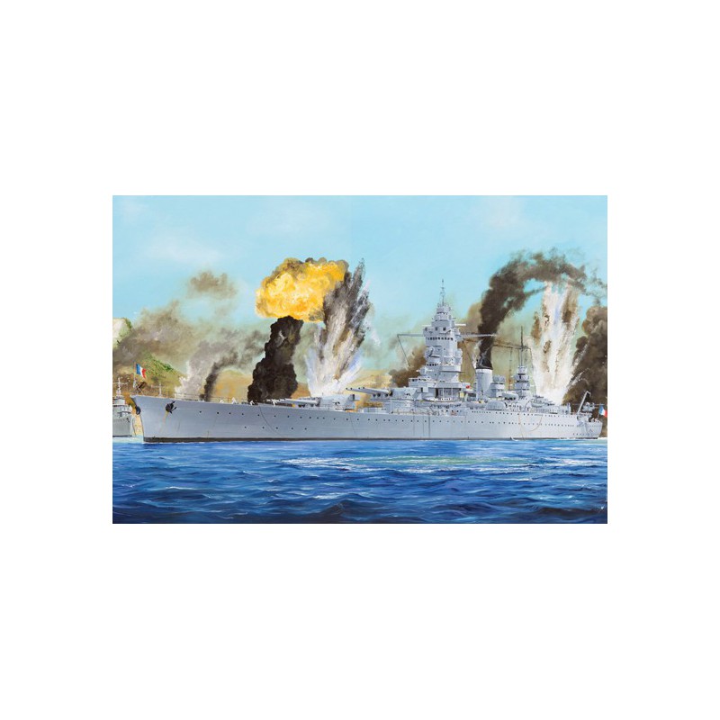 Maquette de Bateau en plastique NavireDunkerque 1/350