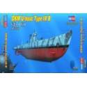 Maquette de Bateau en plastique WWII U-Boat type 9B 1/700