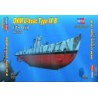 Maquette de Bateau en plastique WWII U-Boat type 9B 1/700