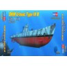 Wwii U-Boat type 9B 1/700 plastic boat model | Scientific-MHD