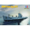 Maquette de Bateau en plastique WWII U-Boat type IXC 1/700