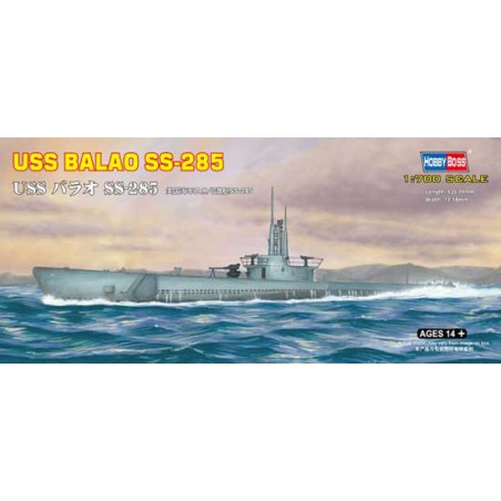 USS Balao US Navy SS-285 1/700 plastic boat model | Scientific-MHD