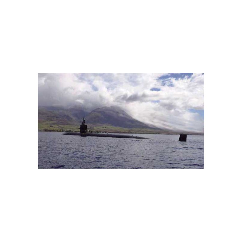 Maquette de Bateau en plastique USS SSN-711 SanFrancisco 1/700