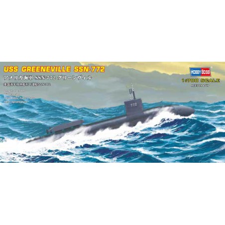 USS SSN-772 Greene Ville 1/700 plastic boat model | Scientific-MHD