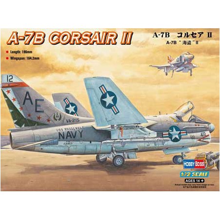 Maquette d'avion en plastique A-7B Corsair II 1/72