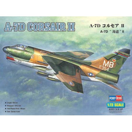 Maquette d'avion en plastique A-7D Corsair II 1/72