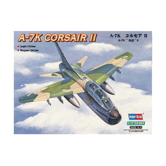 Maquette d'avion en plastique A-7K Corsair II 1/72 Maquette d'avion en plastique A-7K Corsair II 1/72