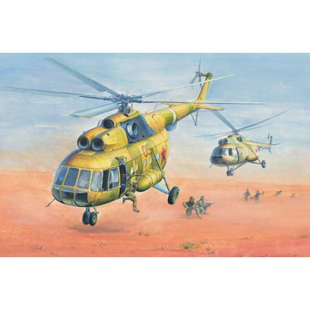 Plastic helicopter model mid-8t-hip-c1/72 | Scientific-MHD