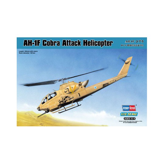 Maquette d'hélicoptère en plastique AH-1F COBRA ATTACK HELI 1/72
